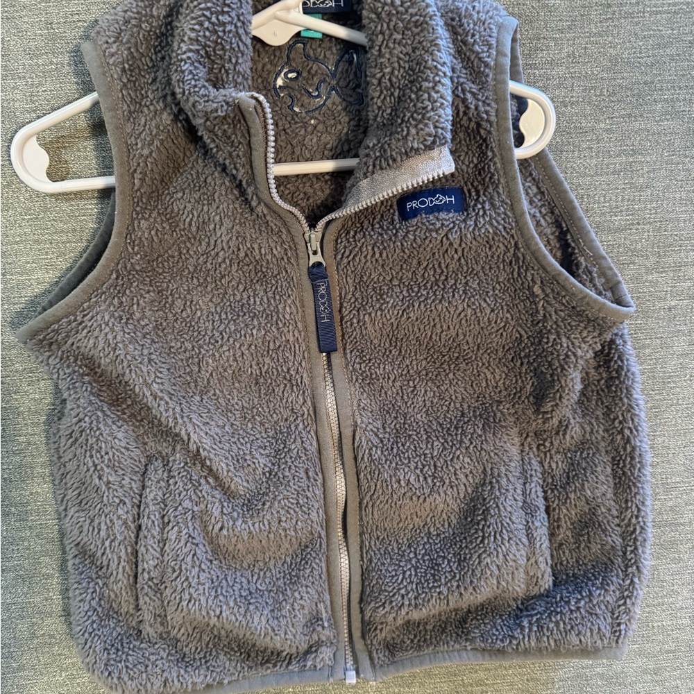 Proozy Kids Gray Fleece Vest